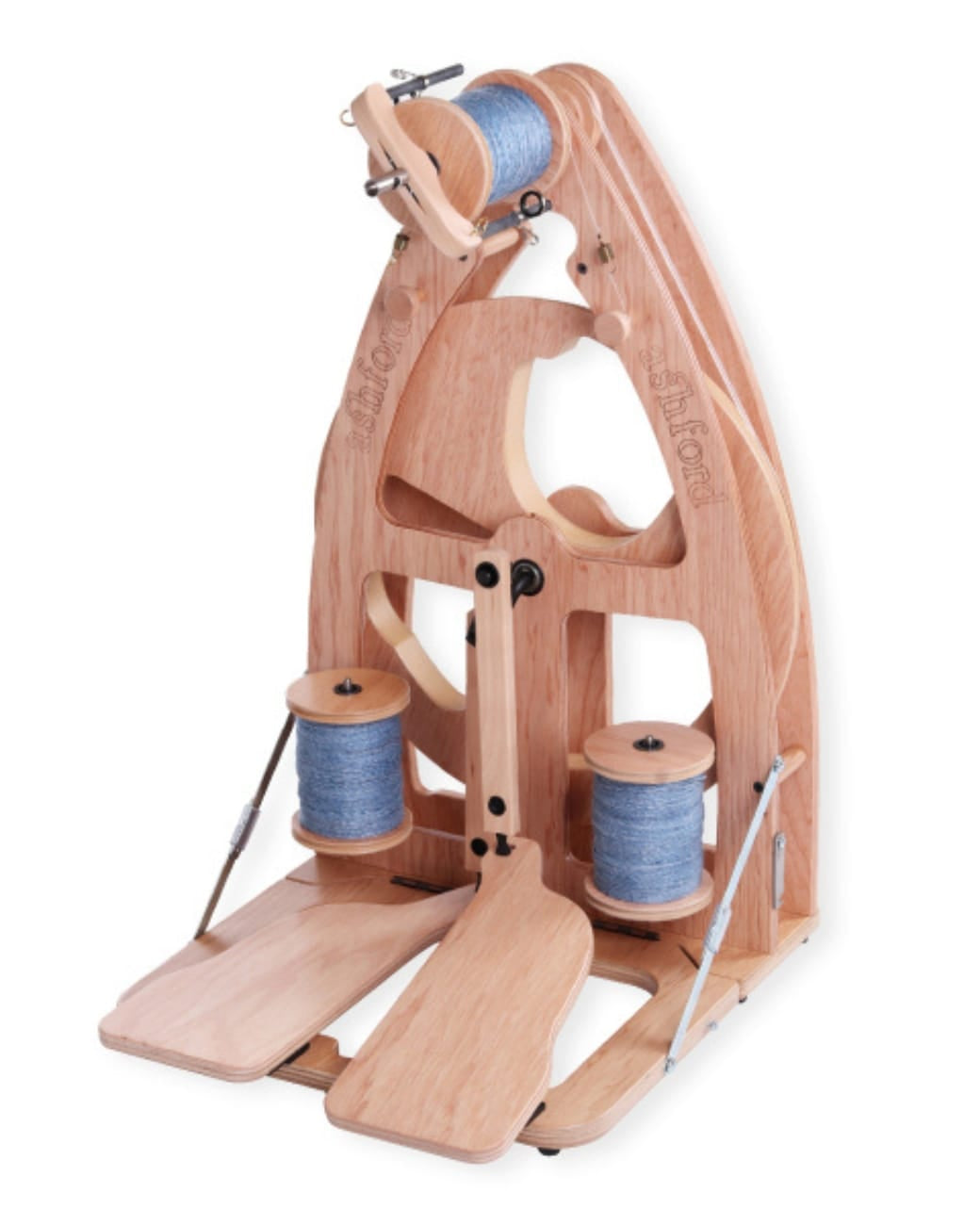 Ashford Spinning Wheels Ashford Joy Double Treadle Spinning Wheel 2 & Carry Bag - Lacquered