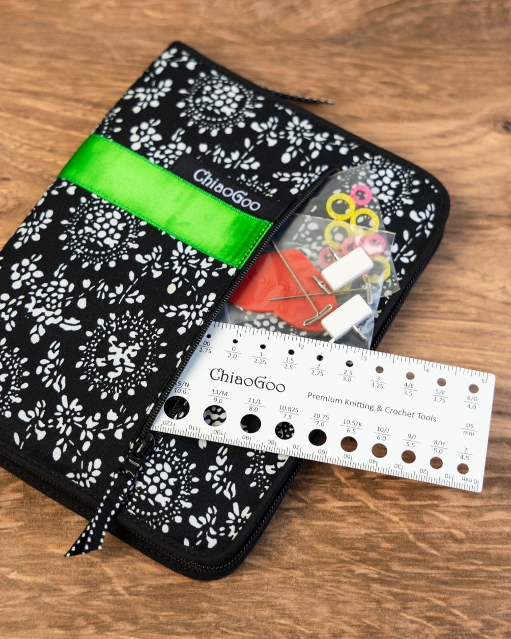 ChiaoGoo ChiaoGoo Knitting Needles ChiaoGoo / Spin Bamboo 5" (13 cm) Interchangeable Tip Sets