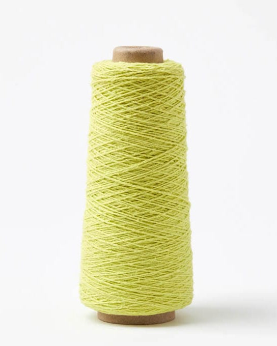 GIST Weaving Yarn Chartreuse Sero Silk Noil Weaving Yarn