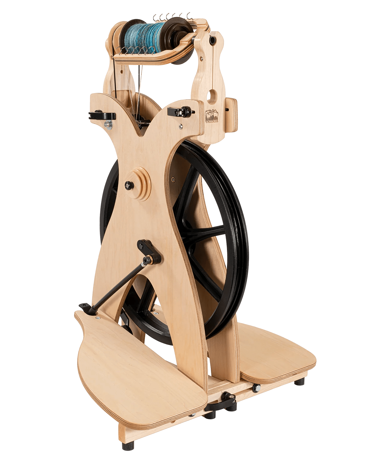 Schacht Spindle Company Spinning Wheels Schacht Sidekick Folding Spinning Wheel