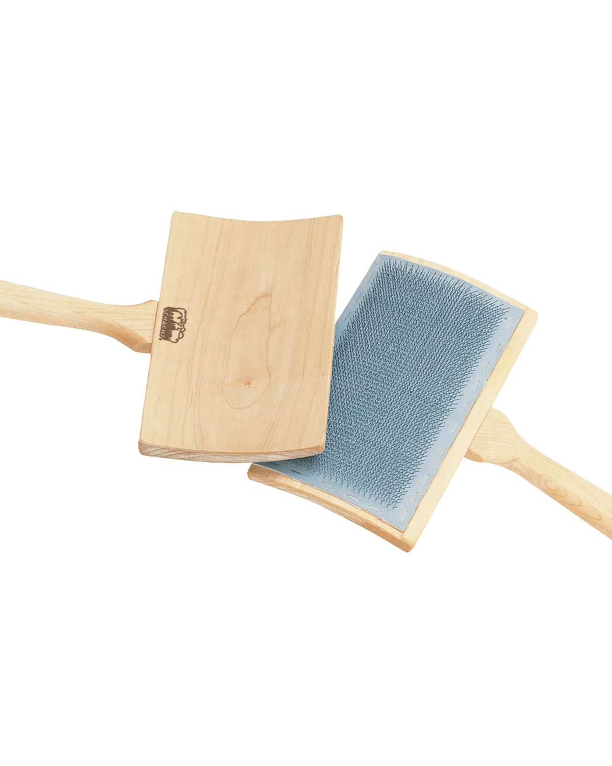 Schacht Spinning Curved Medium Carders - 72 PSI Schacht Hand Carders