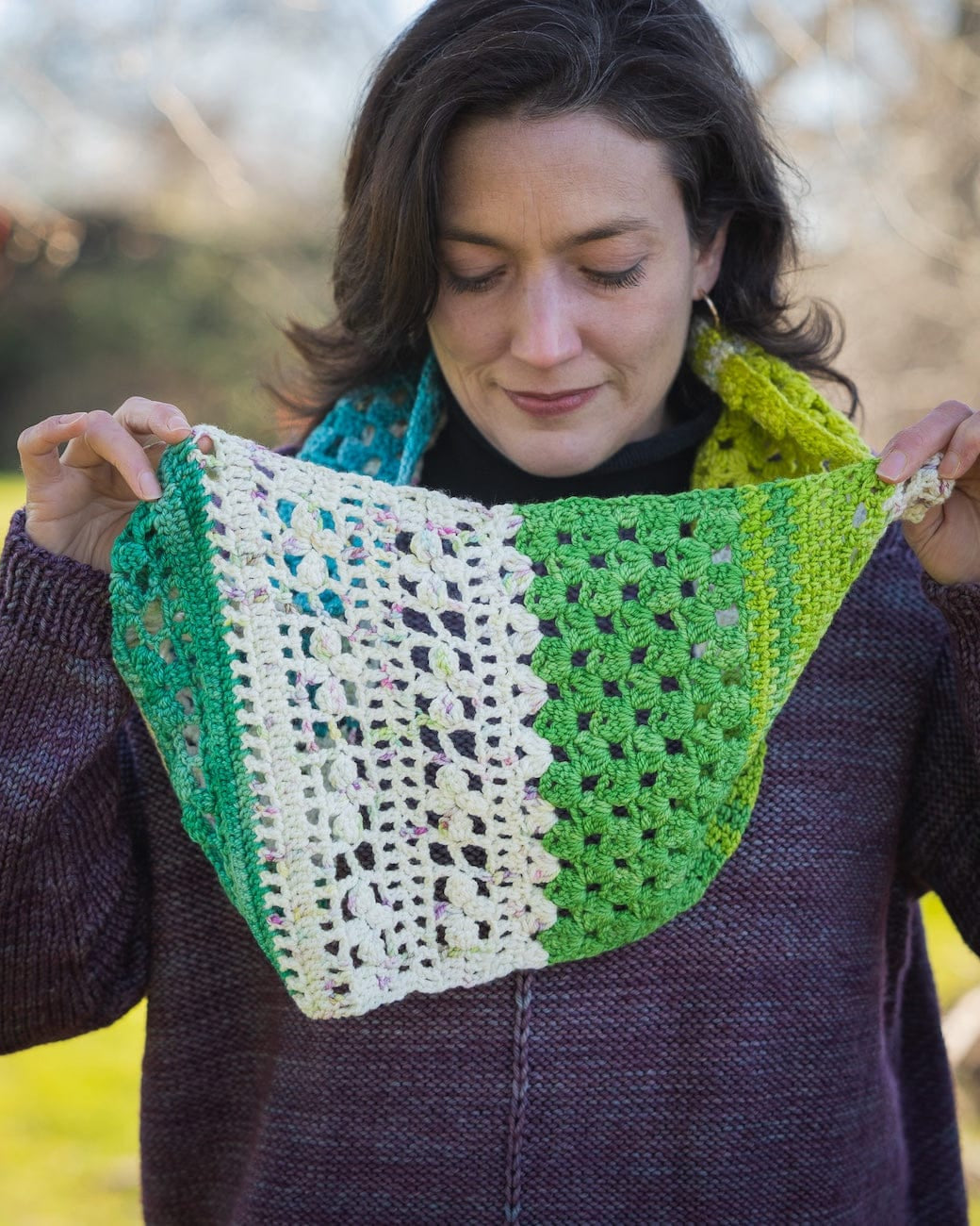 SweetGeorgia Yarns Crochet Patterns Midnight Clear
