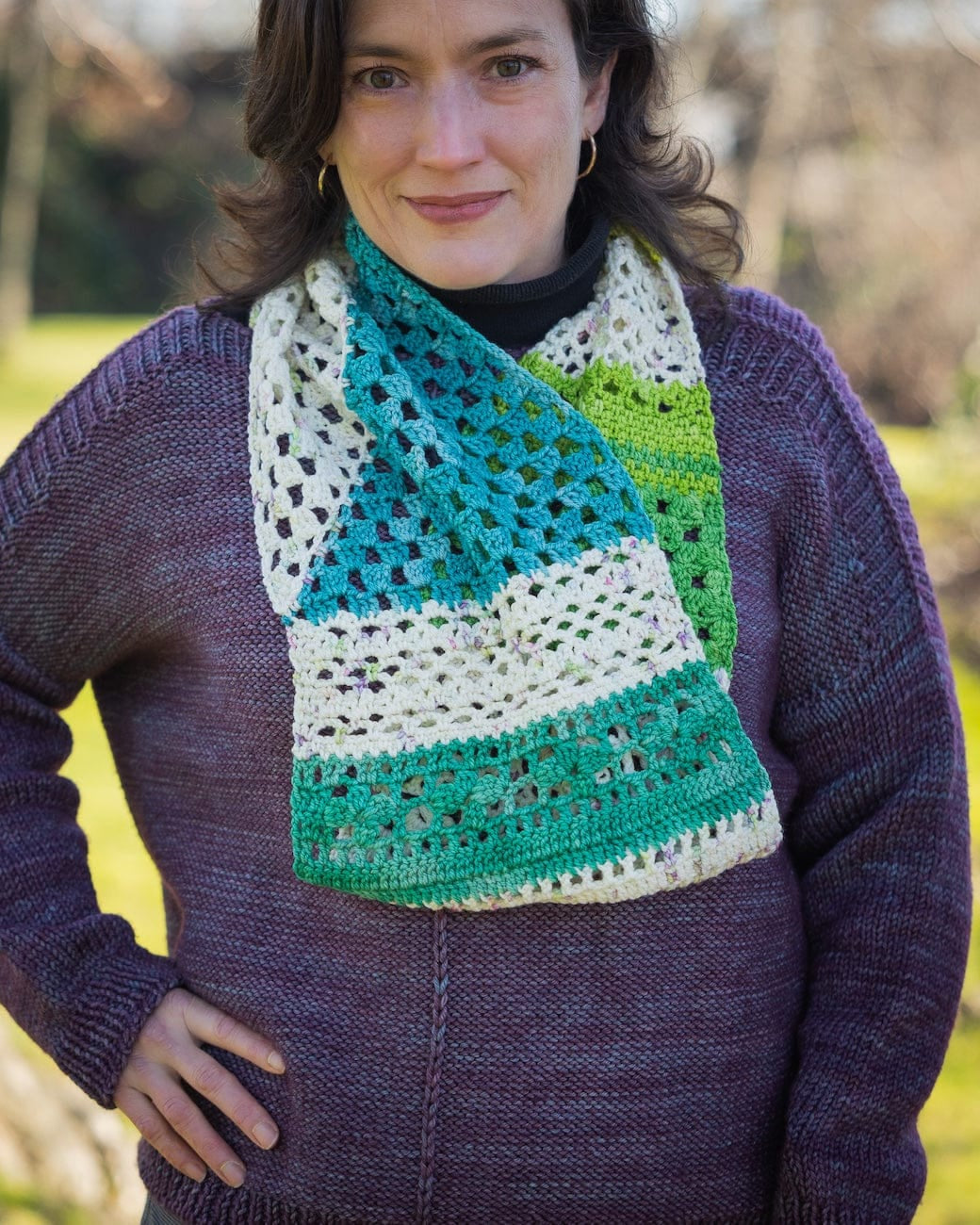 SweetGeorgia Yarns Crochet Patterns Midnight Clear