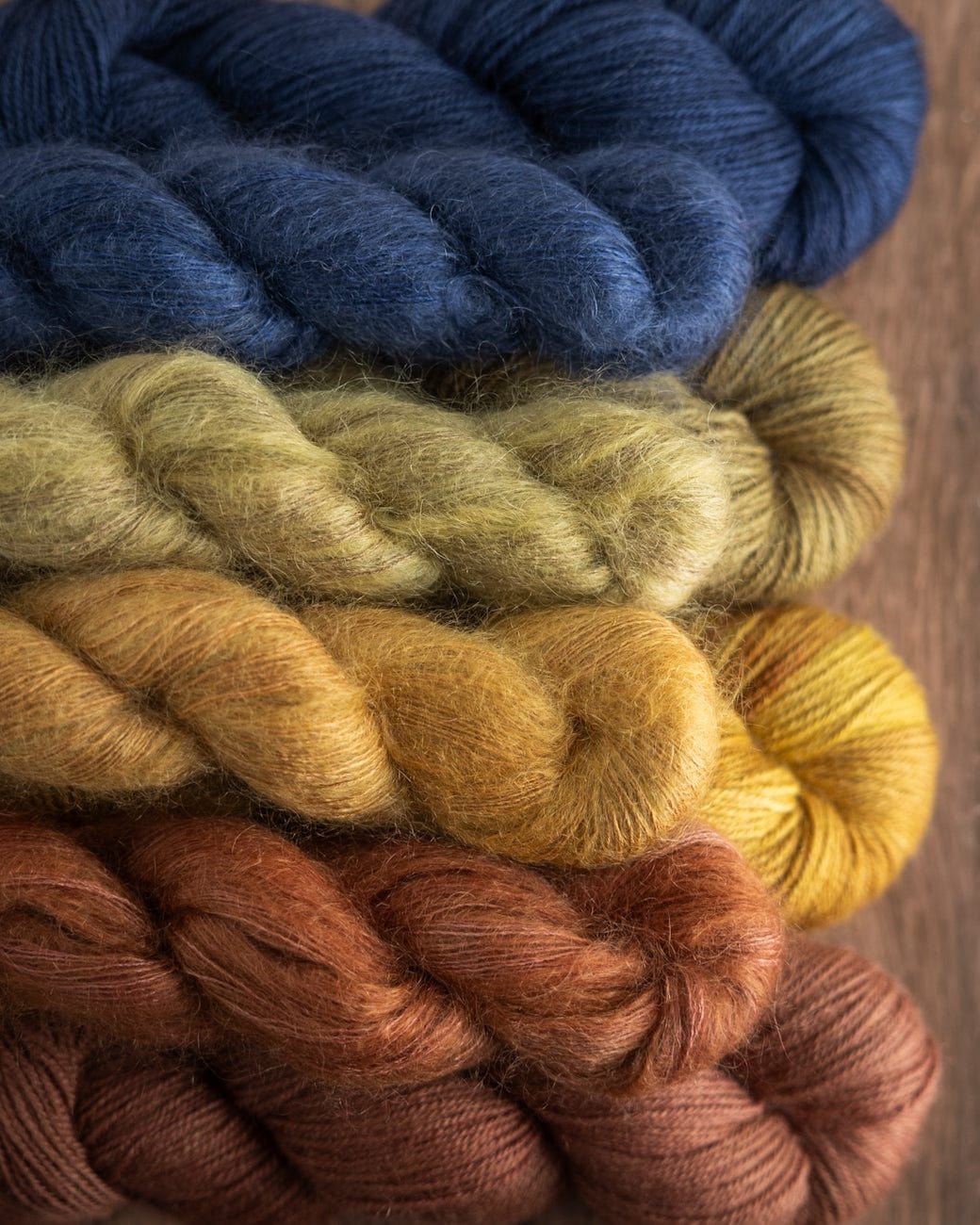 SweetGeorgia Yarns DK Yarns Falling Leaves Yarn Set