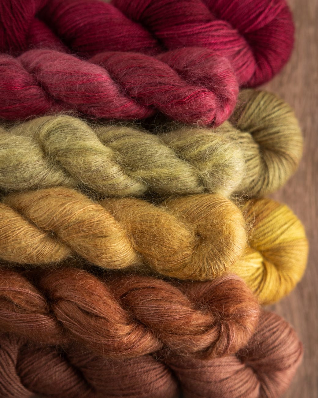 SweetGeorgia Yarns DK Yarns Falling Leaves Yarn Set