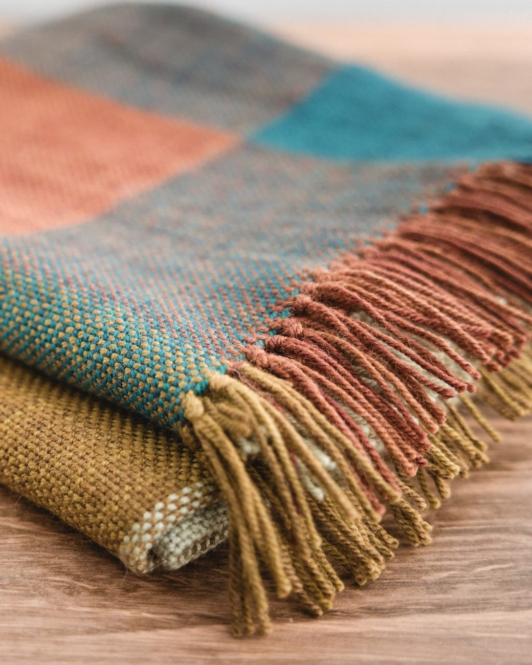 SweetGeorgia Yarns DK Yarns Minimalist Double Weave Blanket Yarn Set / Bluegrass