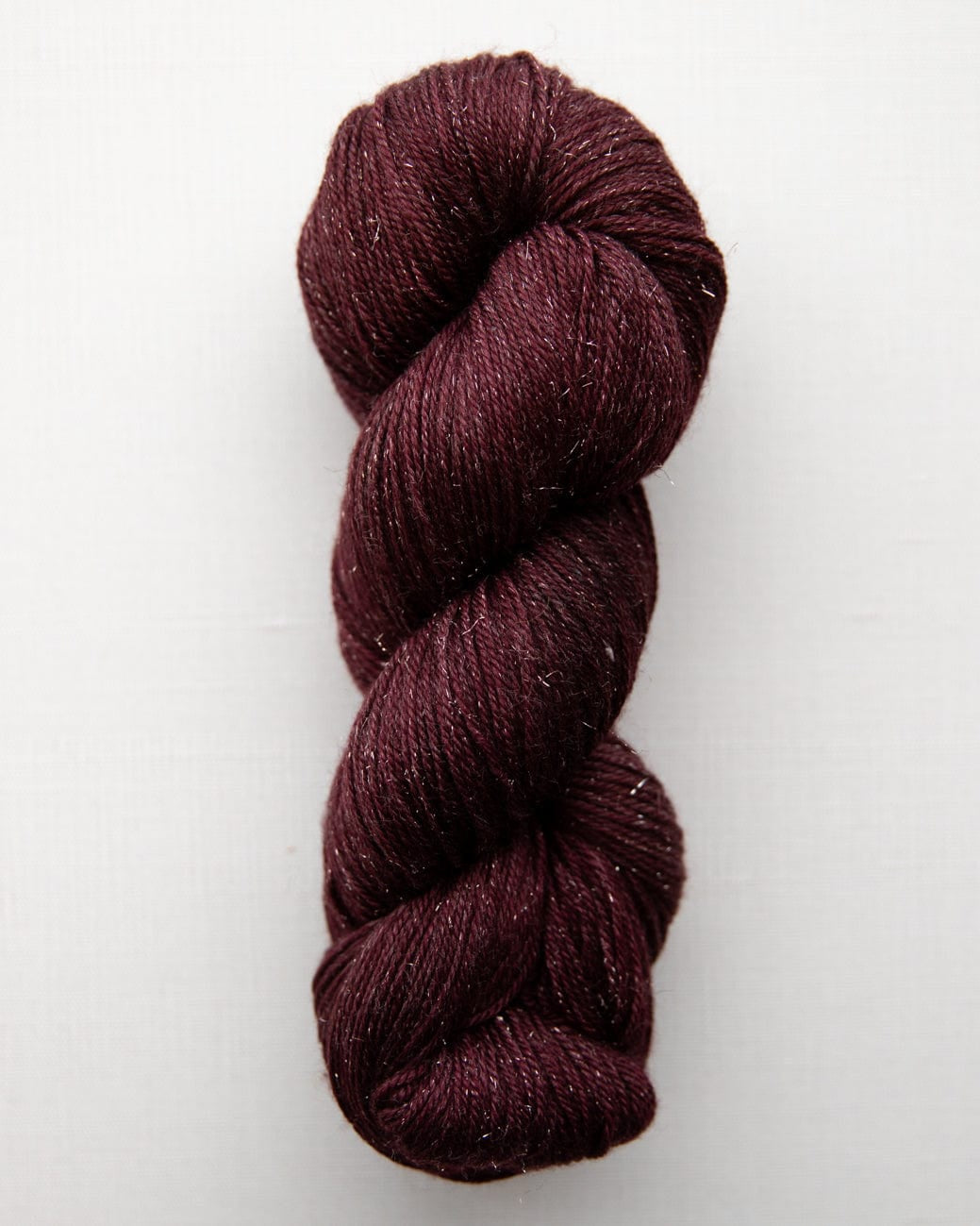 SweetGeorgia Yarns Fingering Yarns Black Plum CashLuxe Spark