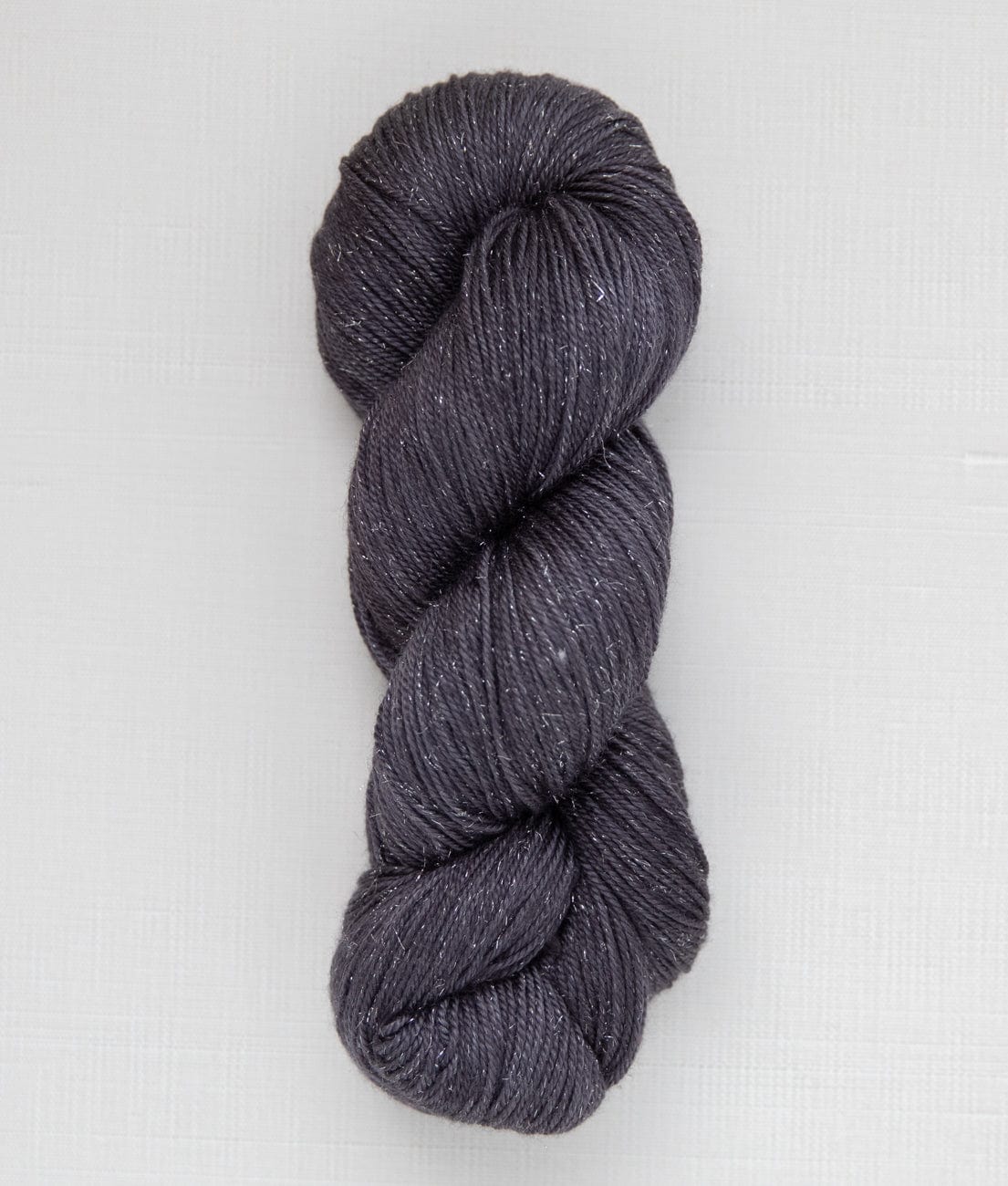 SweetGeorgia Yarns Fingering Yarns Charcoal CashLuxe Spark