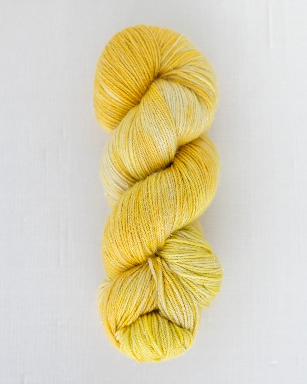 SweetGeorgia Yarns Fingering Yarns Lemon Curd CashLuxe Spark