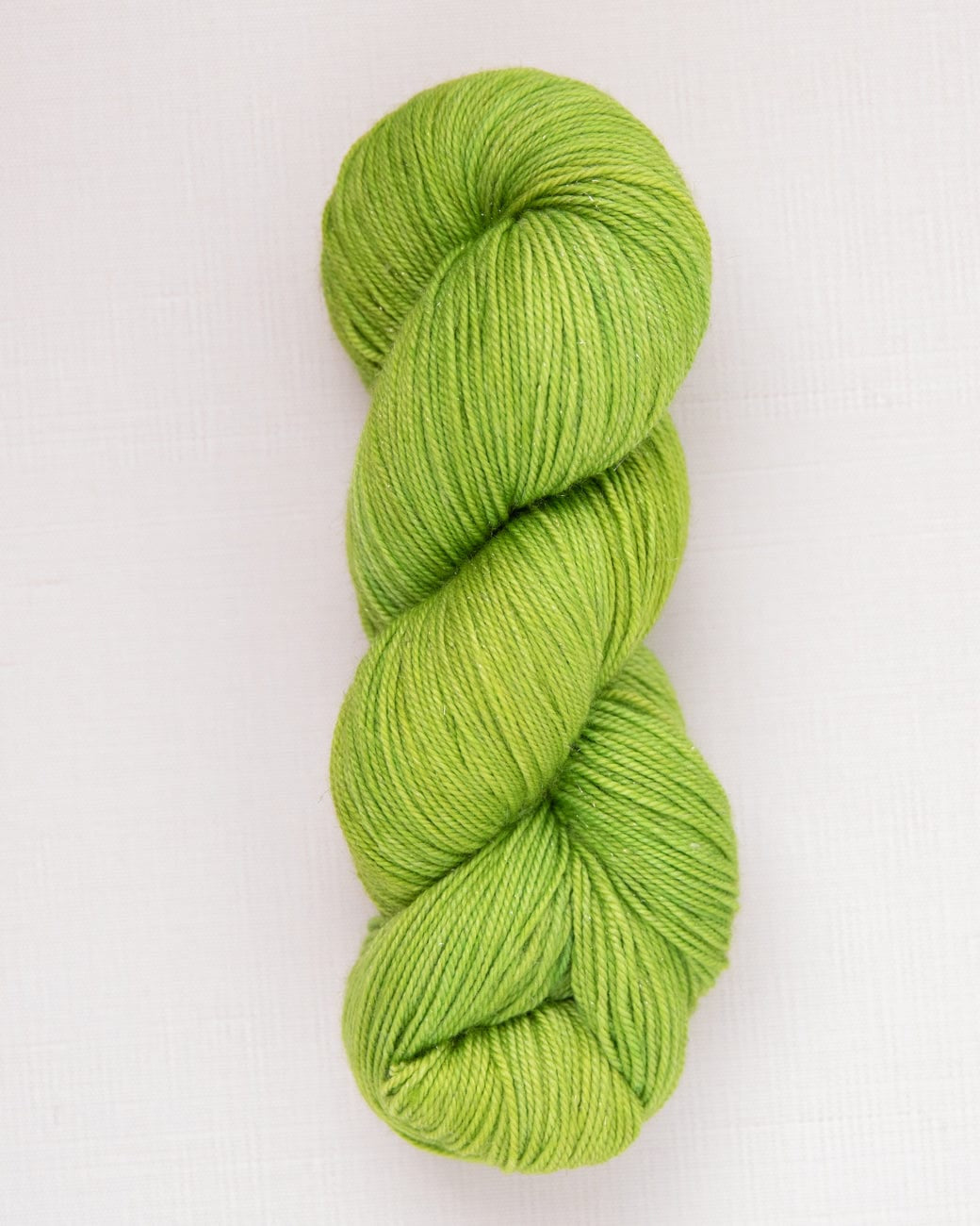 SweetGeorgia Yarns Fingering Yarns Lime CashLuxe Spark