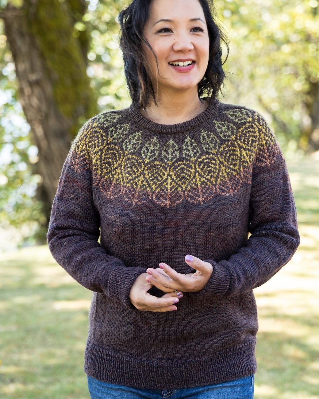 SweetGeorgia Yarns Knitting Patterns Falling Leaves