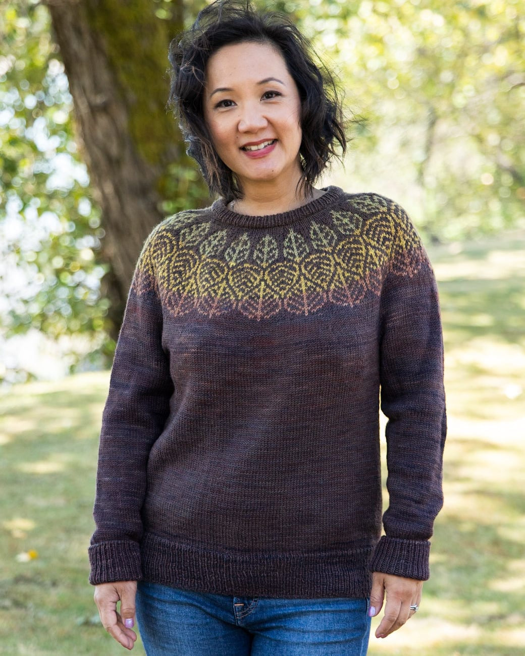 SweetGeorgia Yarns Knitting Patterns Falling Leaves