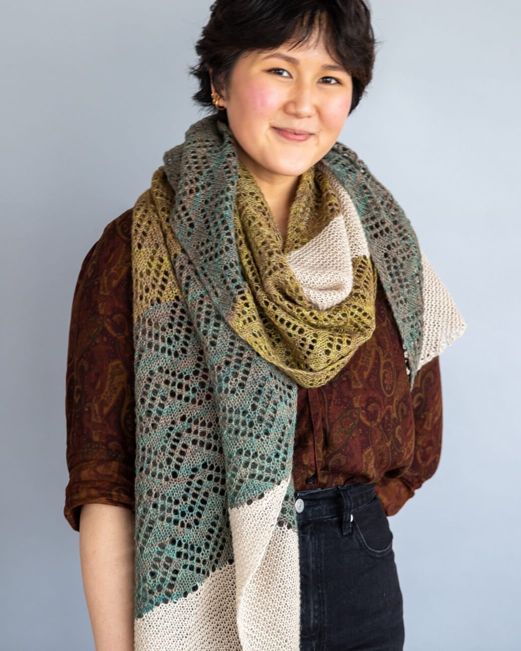 SweetGeorgia Yarns Knitting Patterns Frosted Dogwoods
