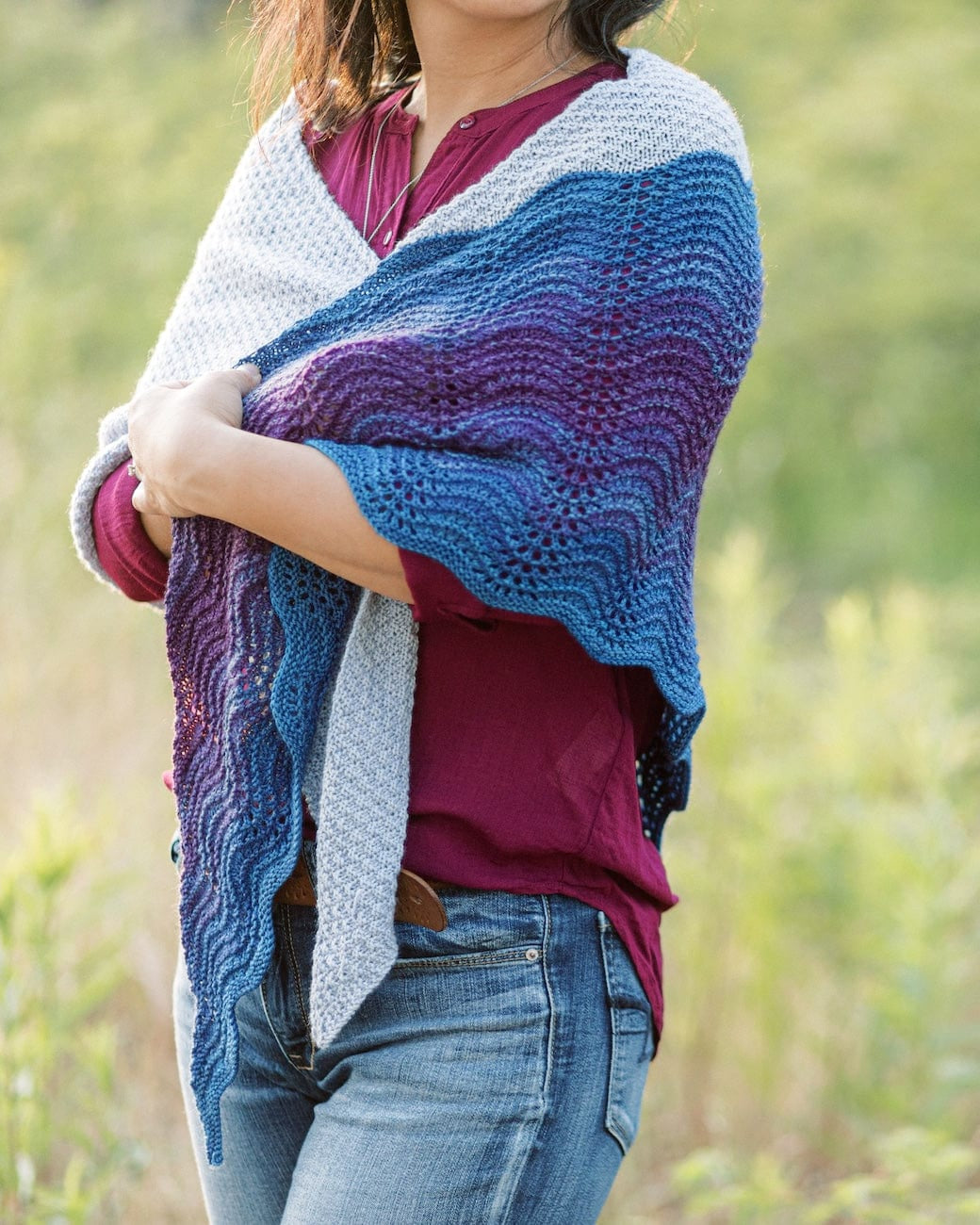 SweetGeorgia Yarns Knitting Patterns Stone Blossom