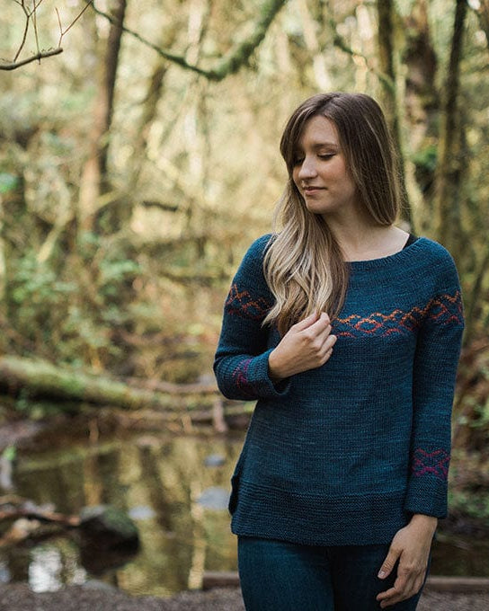 SweetGeorgia Yarns Knitting Patterns Sunset Lines