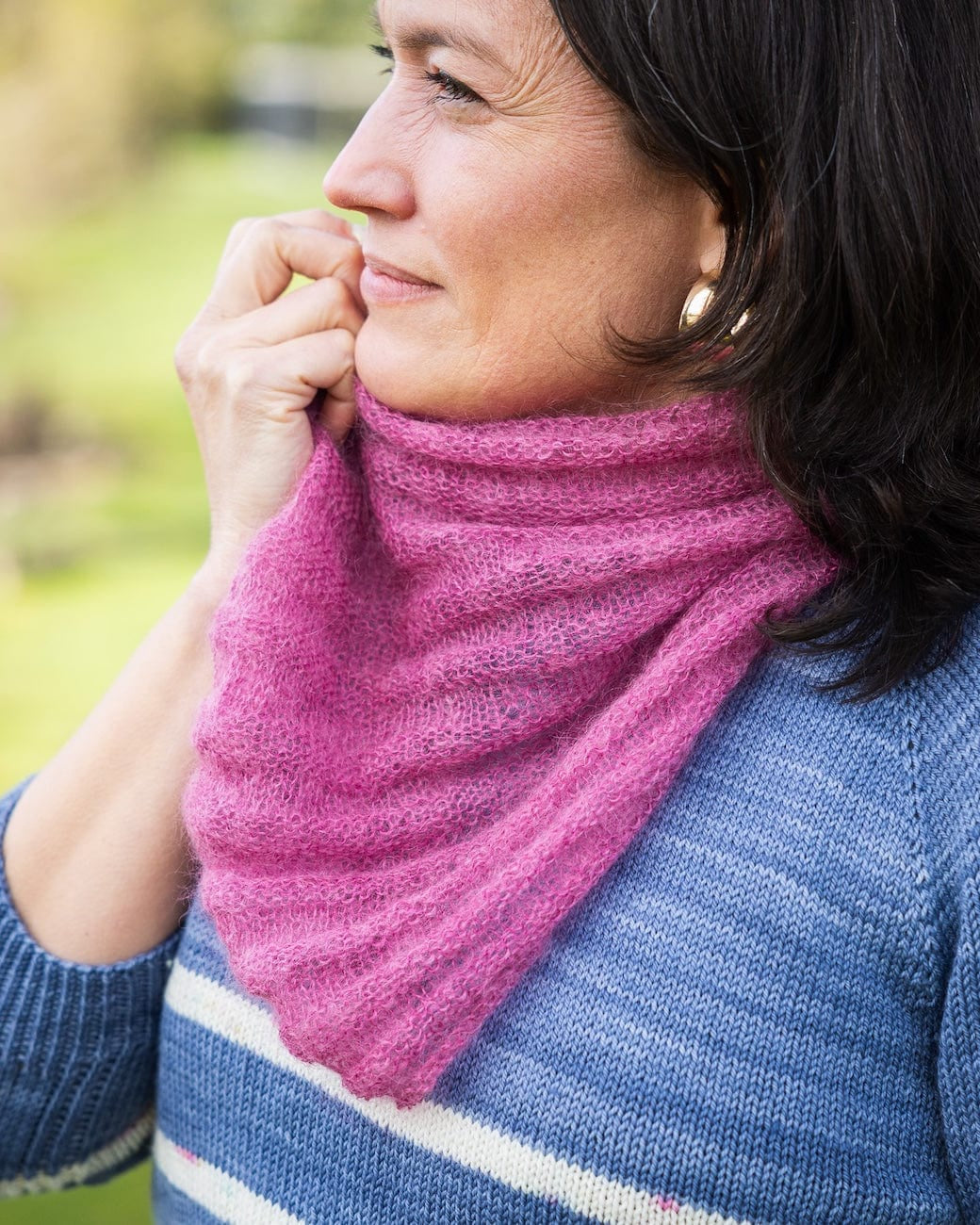 SweetGeorgia Yarns Knitting Patterns Welted Cowl
