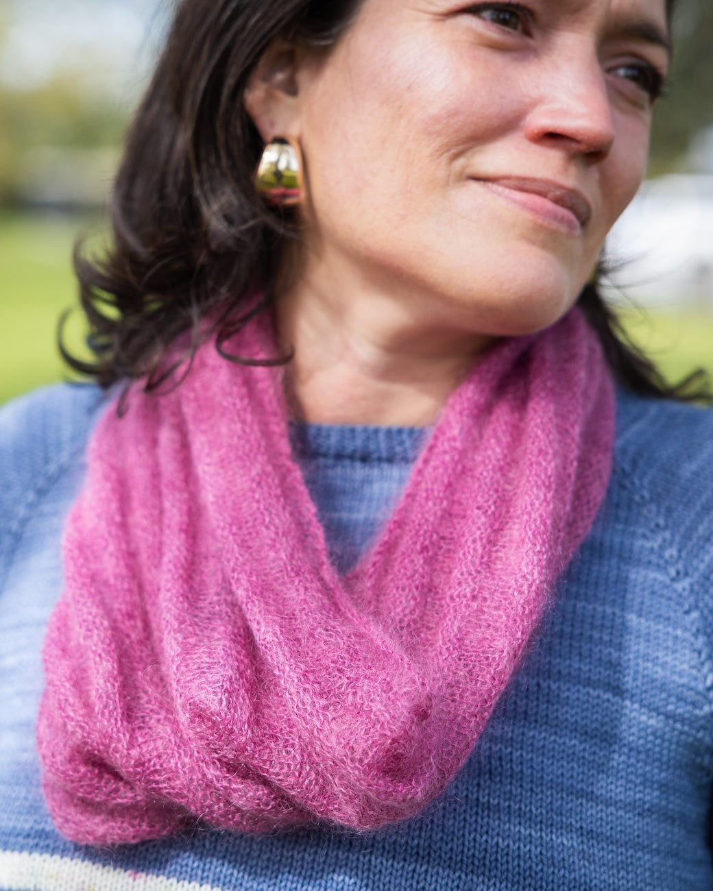 SweetGeorgia Yarns Knitting Patterns Welted Cowl