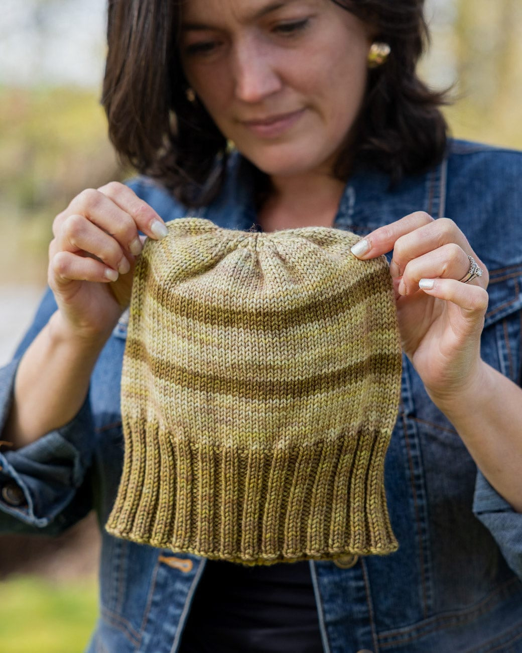 SweetGeorgia Yarns Machine Knitting Patterns Rundle Park Ribbed