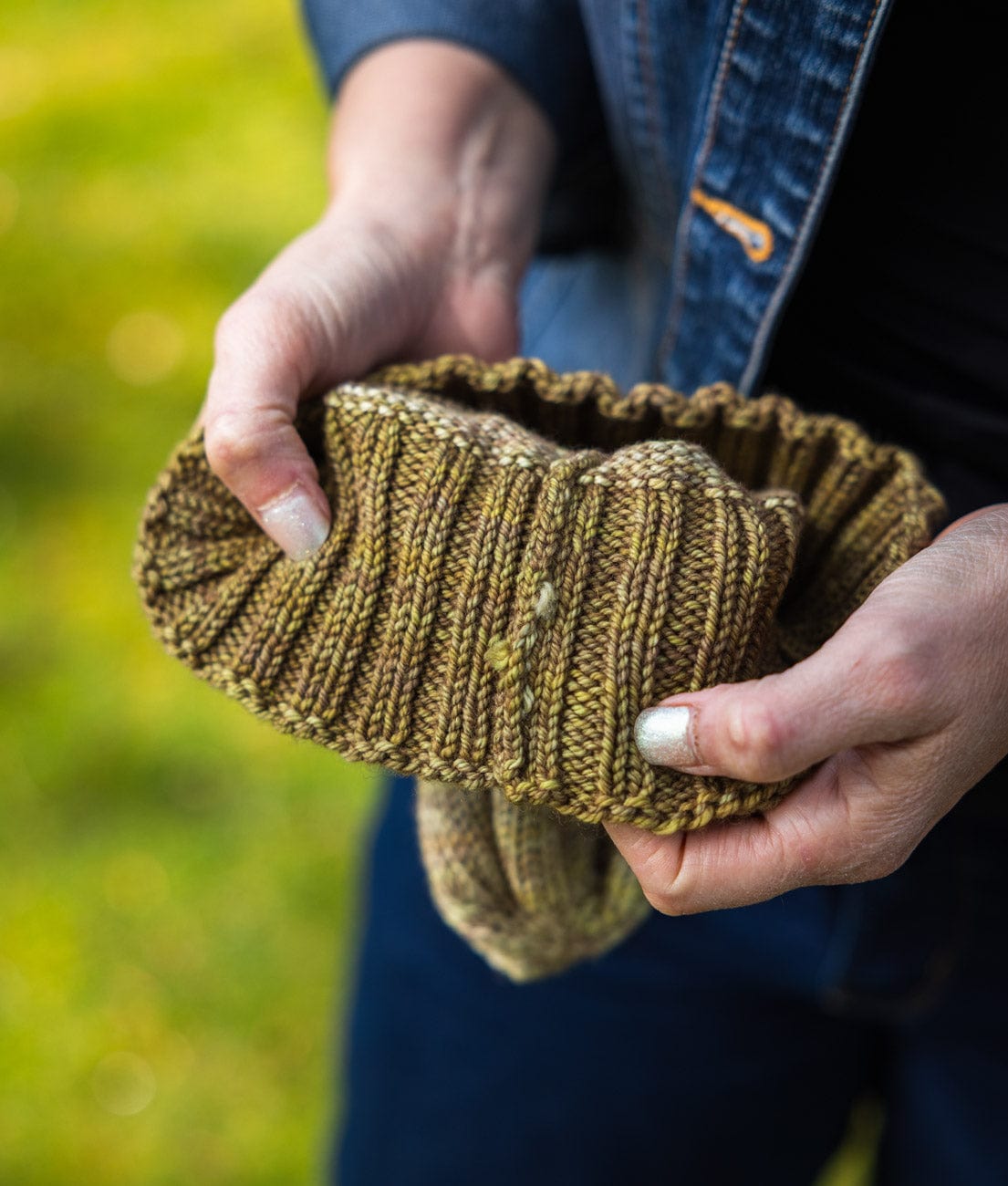 SweetGeorgia Yarns Machine Knitting Patterns Rundle Park Ribbed