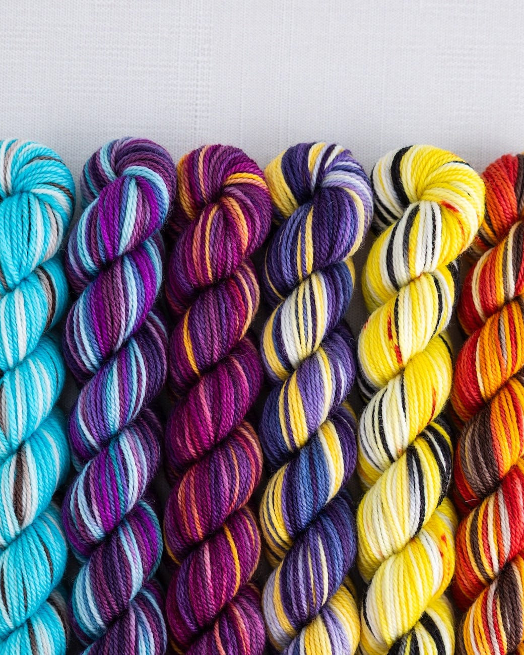 SweetGeorgia Yarns Mini-Skein Yarn Sets Hexa Hue / Anniversary Set