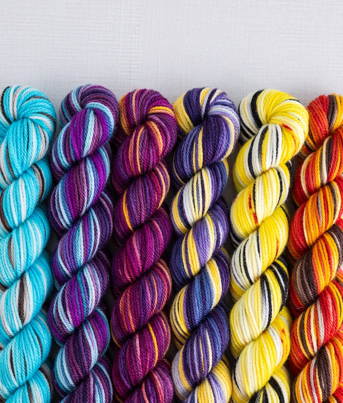 SweetGeorgia Yarns Mini-Skein Yarn Sets Hexa Hue / Anniversary Set