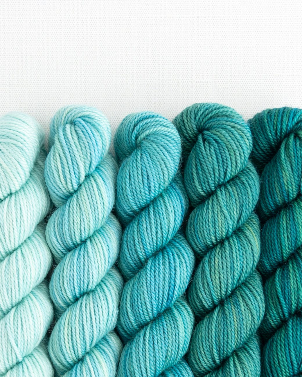 SweetGeorgia Yarns Mini-Skein Yarn Sets Swell Party of Five / Tough Love / Mini-Skein Set