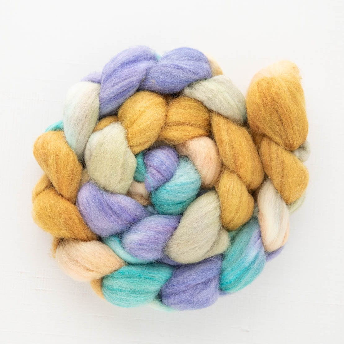SweetGeorgia Yarns Spinning Fibre Beachside Brunch Polwarth+Silk Spinning Fibre