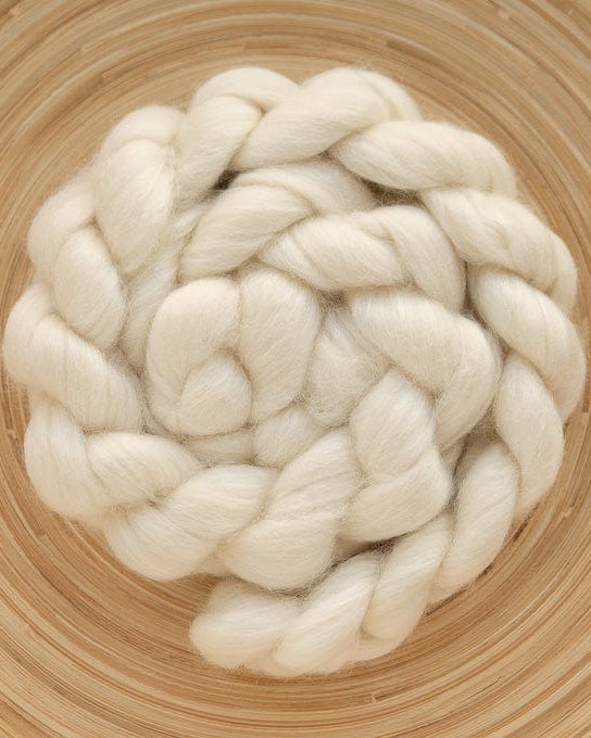 SweetGeorgia Yarns Spinning Fibre Natural / Undyed BFL+Silk Spinning Fibre