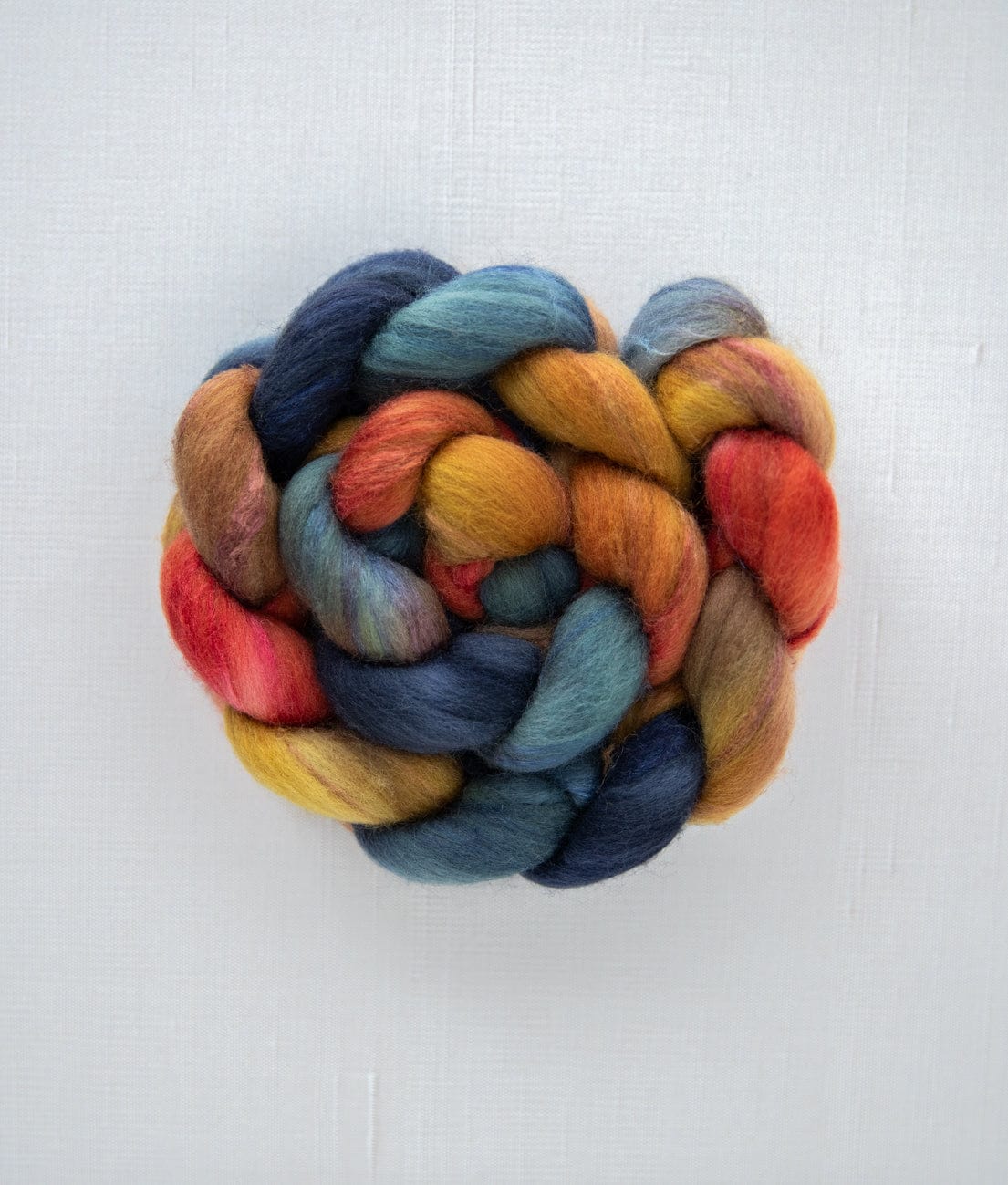 SweetGeorgia Yarns Spinning Fibre Polwarth+Silk / Banff Bonfire True North Collection