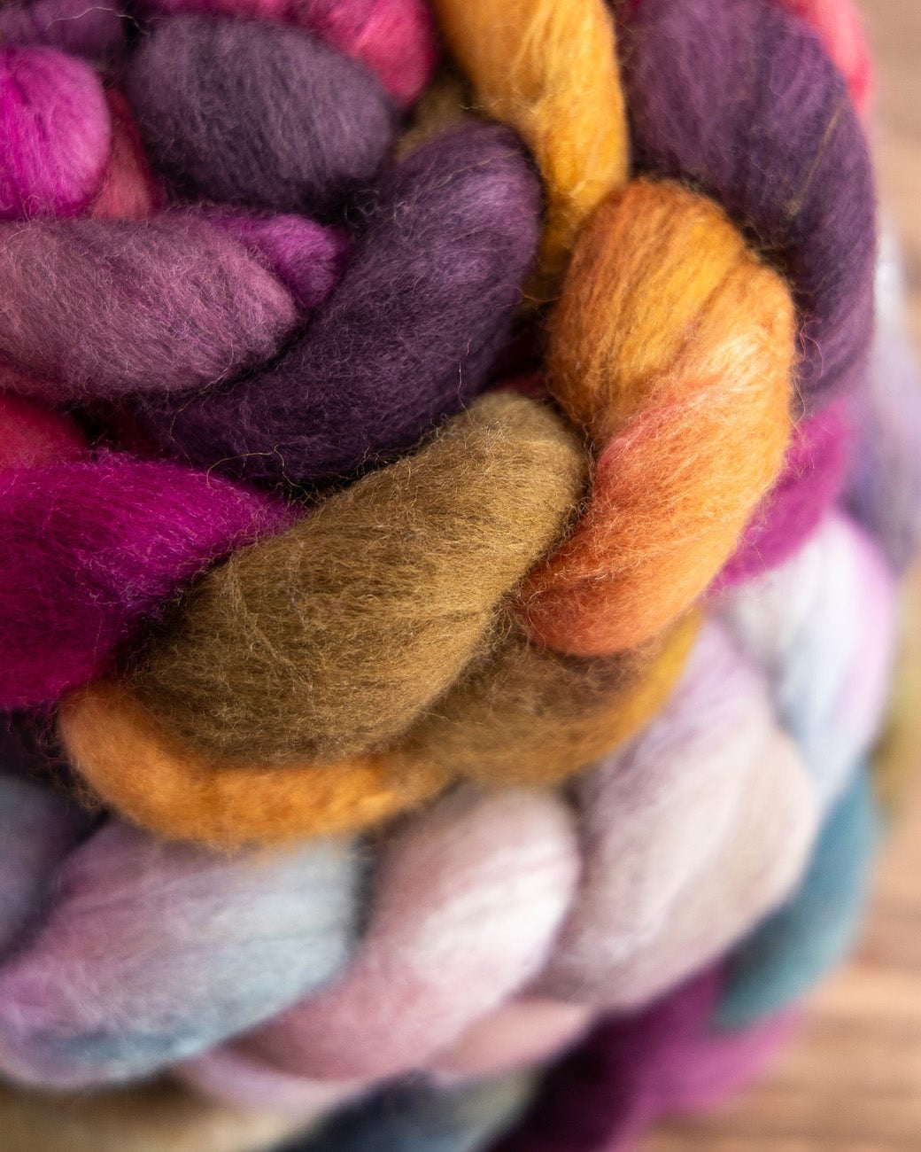 SweetGeorgia Yarns Spinning Fibre Polwarth+Silk Spinning Fibre