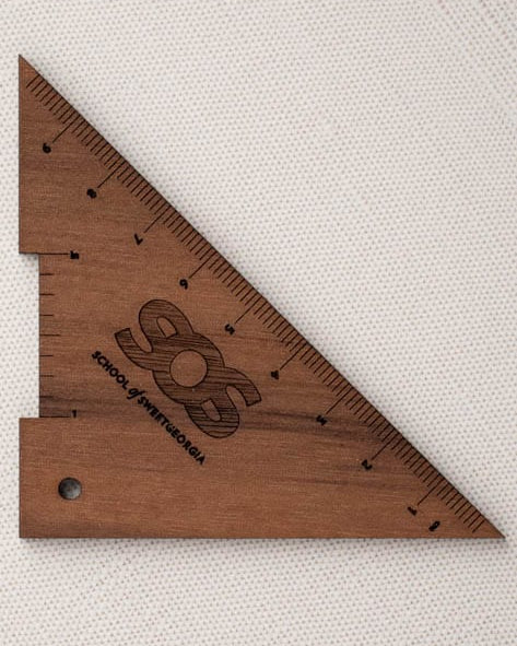 SweetGeorgia Yarns SweetGeorgia Merch SweetGeorgia Right Angle Tool - Walnut