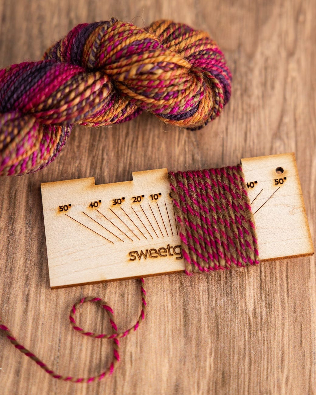 SweetGeorgia Yarns SweetGeorgia Merch SweetGeorgia Spinning Gauge - Maple