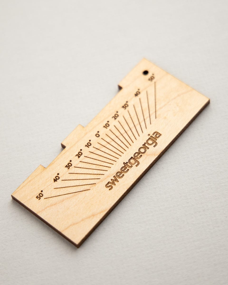 SweetGeorgia Yarns SweetGeorgia Merch SweetGeorgia Spinning Gauge - Maple