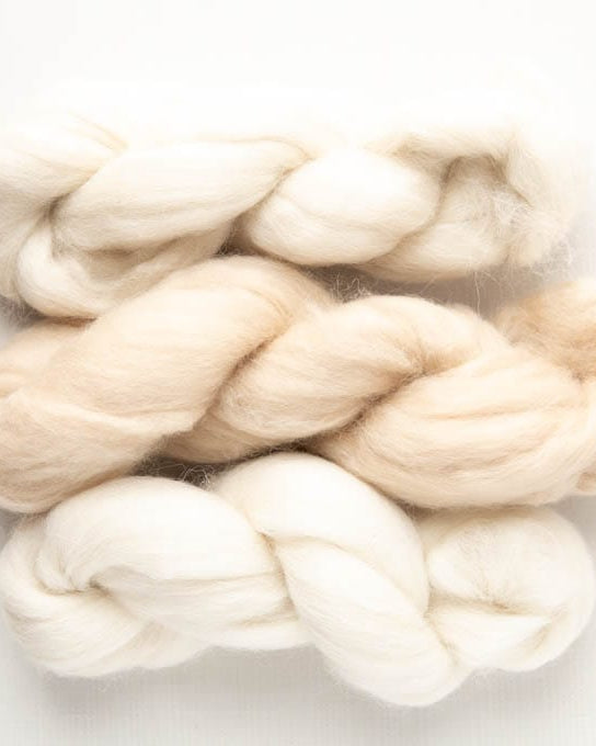 SweetGeorgia Yarns Undyed Spinning Fibre Spinning Luxury Kit