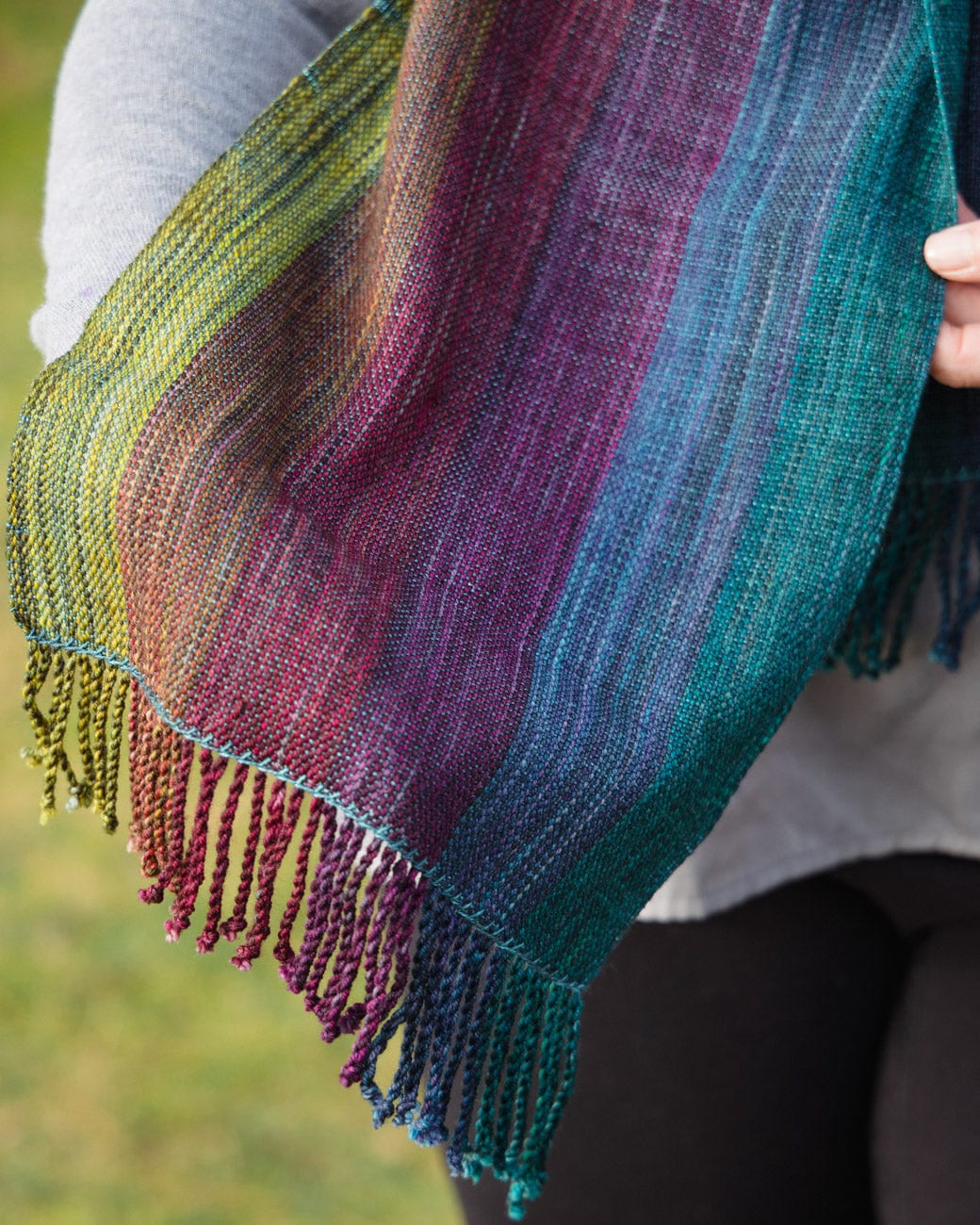 SweetGeorgia Yarns Weaving Patterns Colour Field Scarf