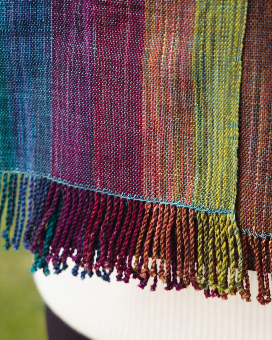SweetGeorgia Yarns Weaving Patterns Colour Field Scarf
