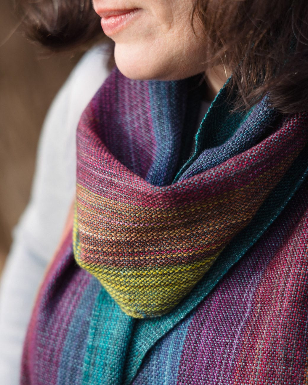 SweetGeorgia Yarns Weaving Patterns Colour Field Scarf