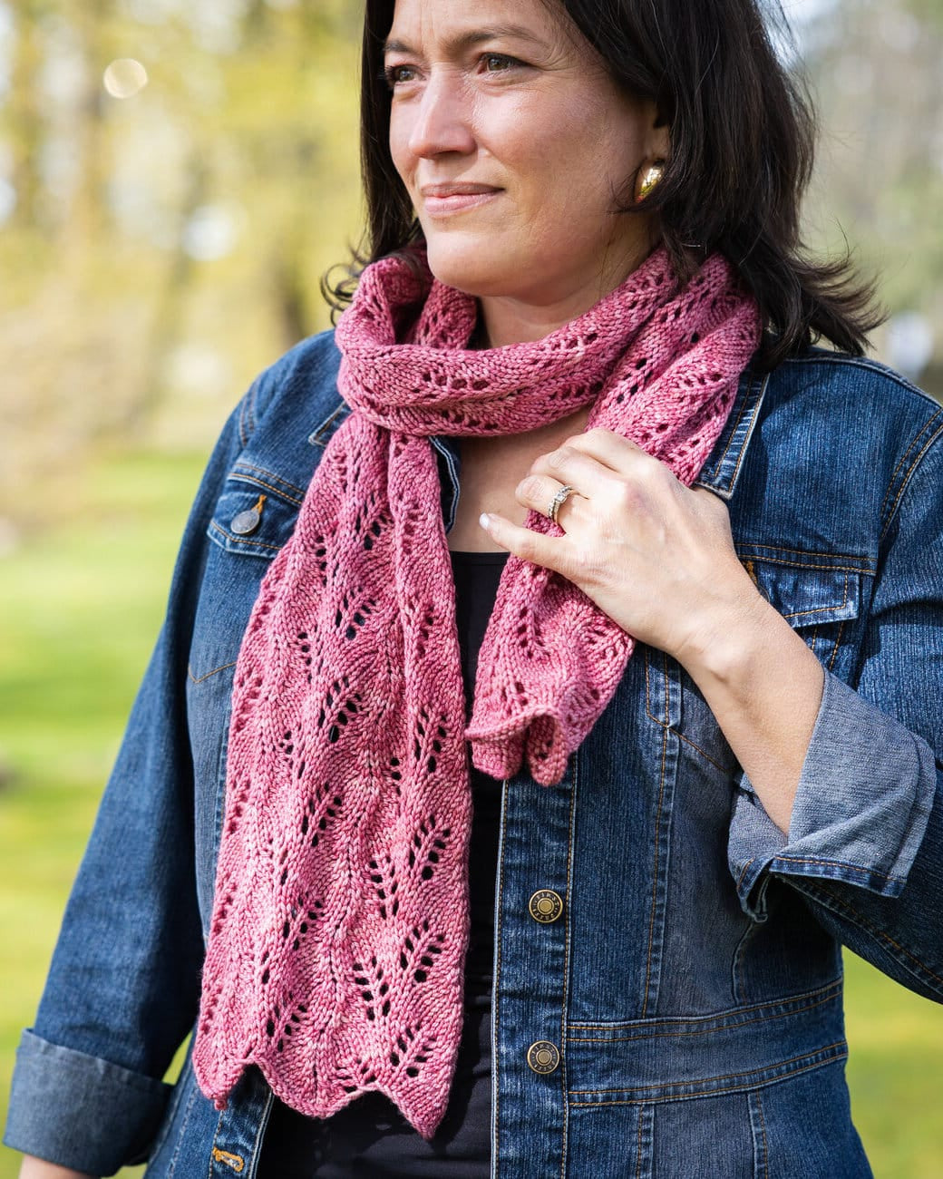 SweetGeorgia Yarns Weaving Patterns Fern Lace Scarf