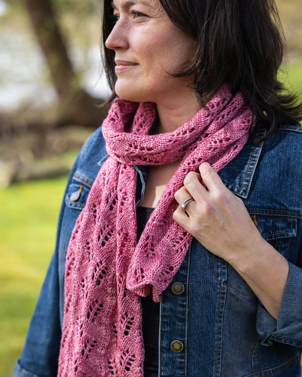 SweetGeorgia Yarns Weaving Patterns Fern Lace Scarf