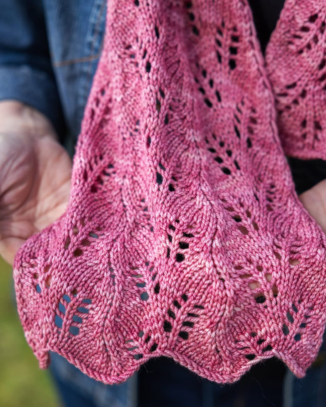 SweetGeorgia Yarns Weaving Patterns Fern Lace Scarf