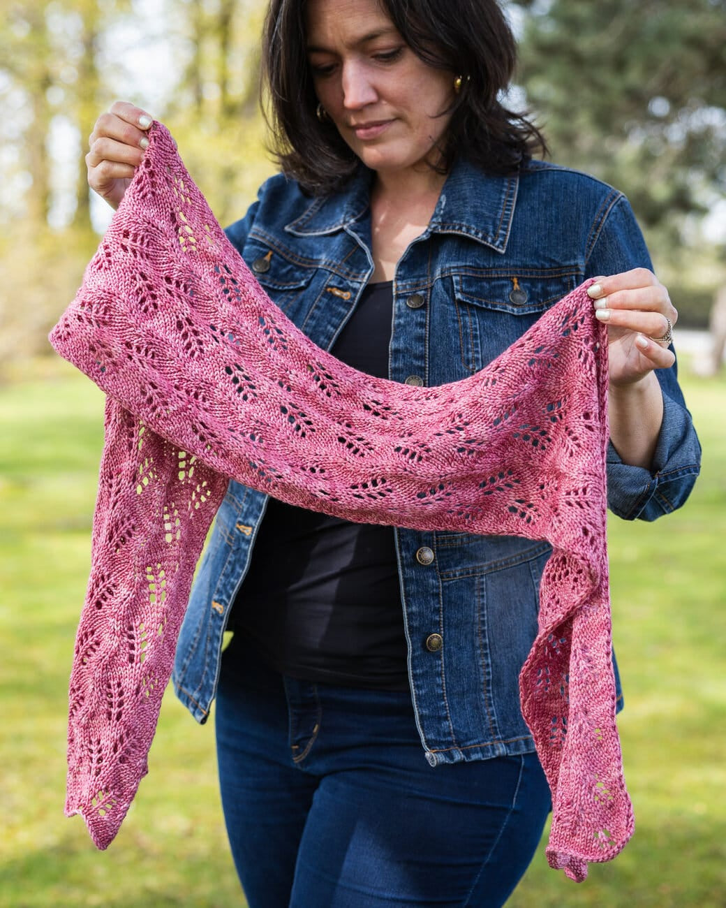 SweetGeorgia Yarns Weaving Patterns Fern Lace Scarf