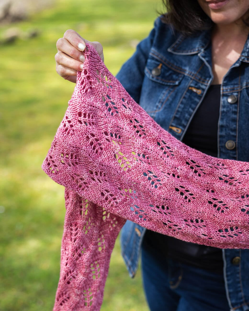 SweetGeorgia Yarns Weaving Patterns Fern Lace Scarf