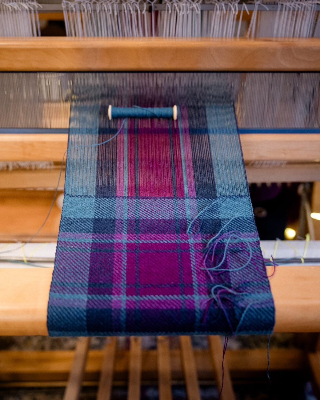 SweetGeorgia Yarns Weaving Patterns Pacific Plaid Scarf