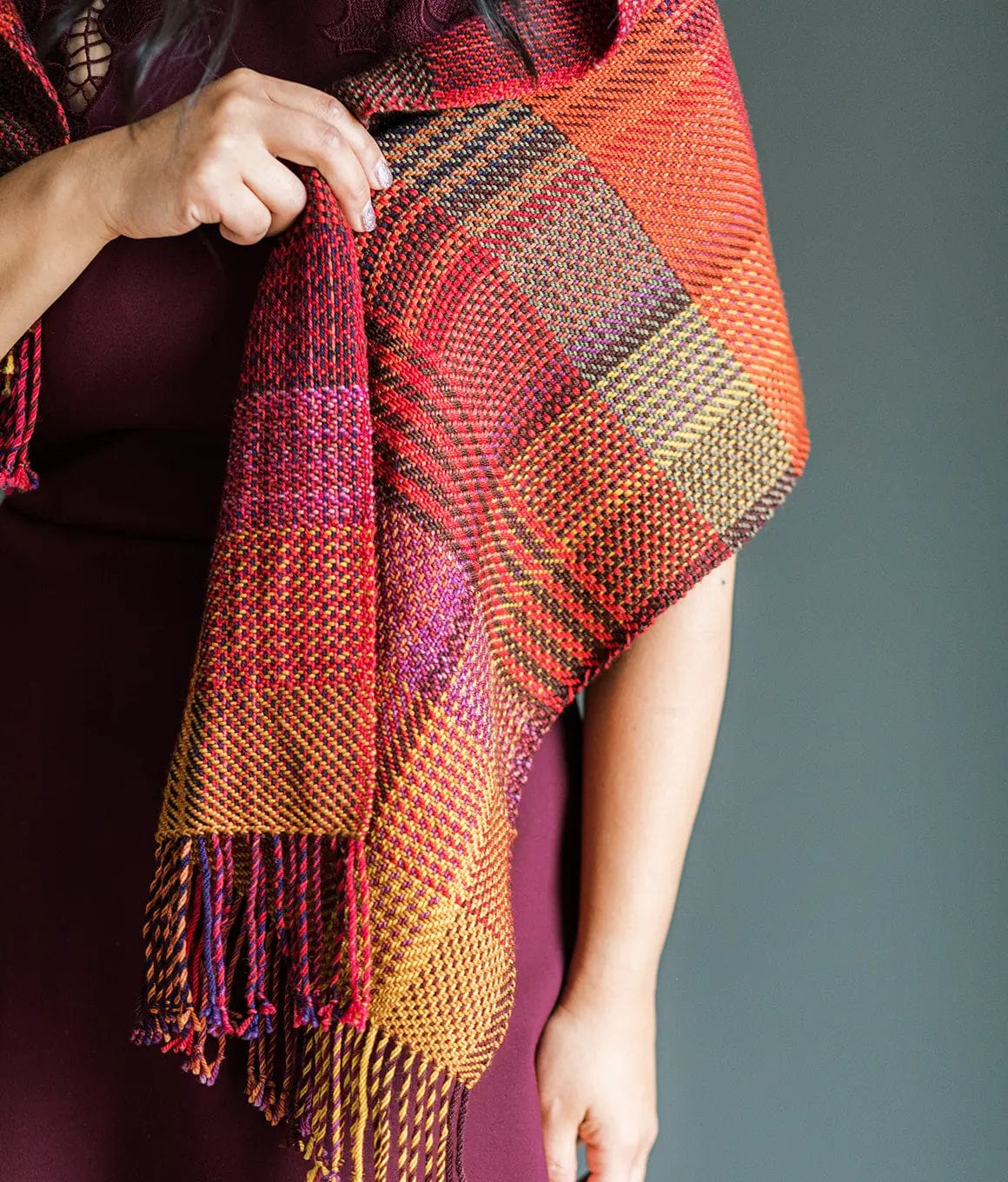 SweetGeorgia Yarns Weaving Patterns Trimmed in Twill