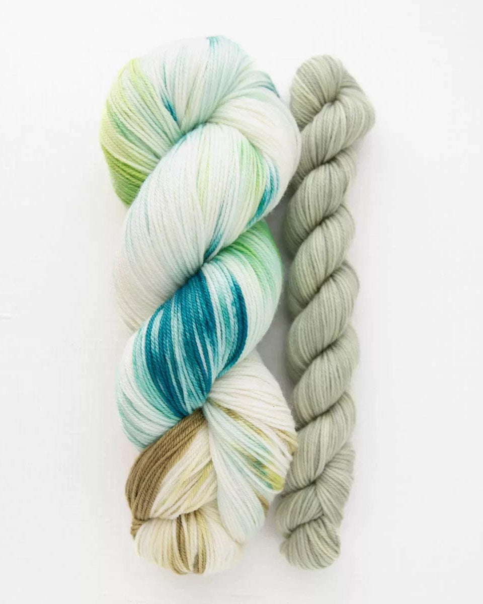 SweetGeorgia Yarns Yarn Sets Sock Kit / Tough Love Sock / Midnight Fern