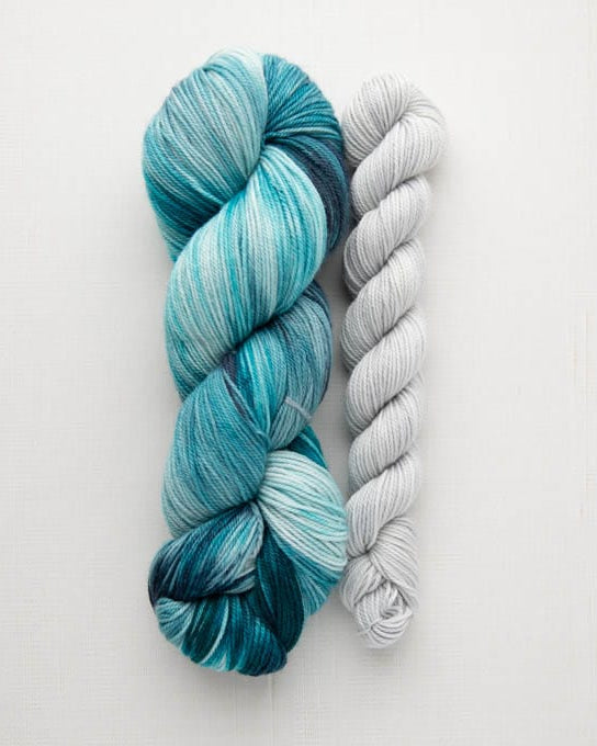 SweetGeorgia Yarns Yarn Sets Sock Kit / Tough Love Sock / Salton Sea