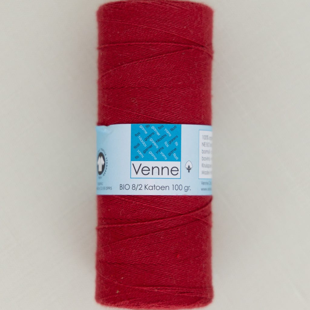 Venne Weaving Yarn Burgundy Venne 8/2