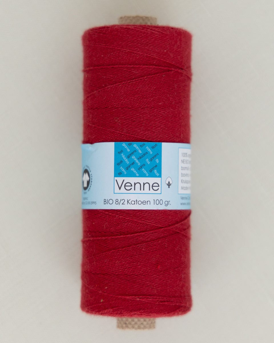 Venne Weaving Yarn Burgundy Venne 8/2