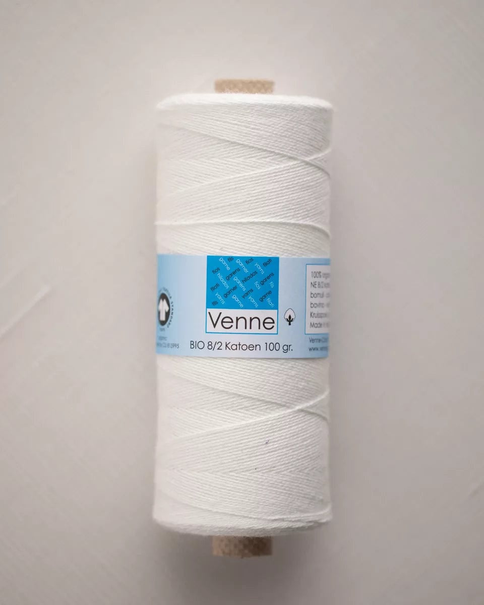 Venne Weaving Yarn Linen White Venne 8/2