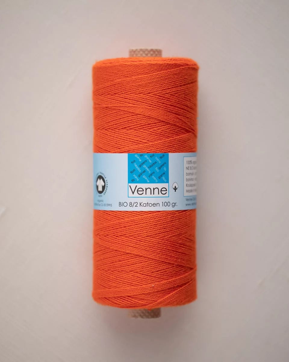Venne Weaving Yarn Orange Venne 8/2